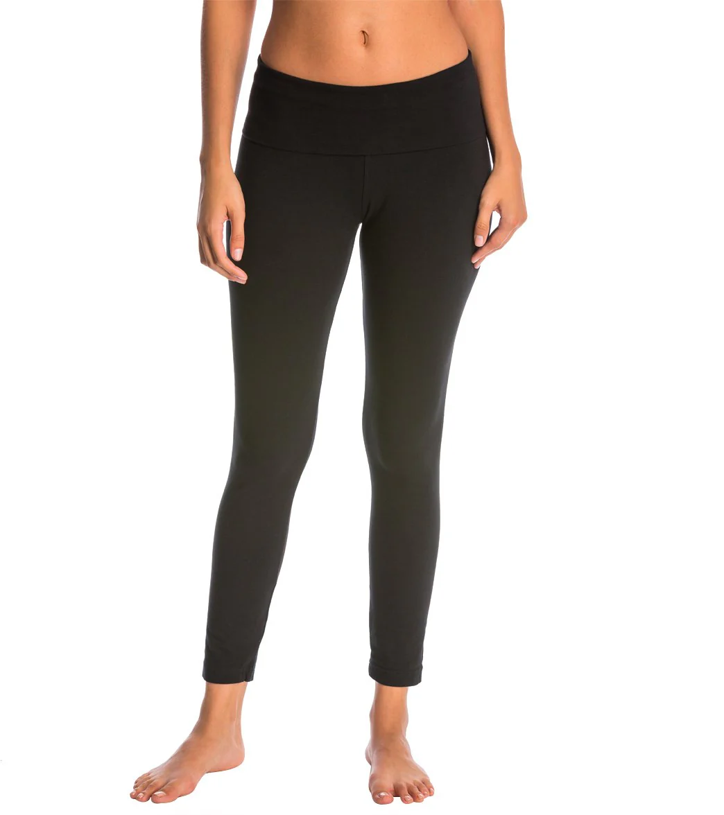 Hard Tail Contour Rolldown Cotton Yoga Leggings