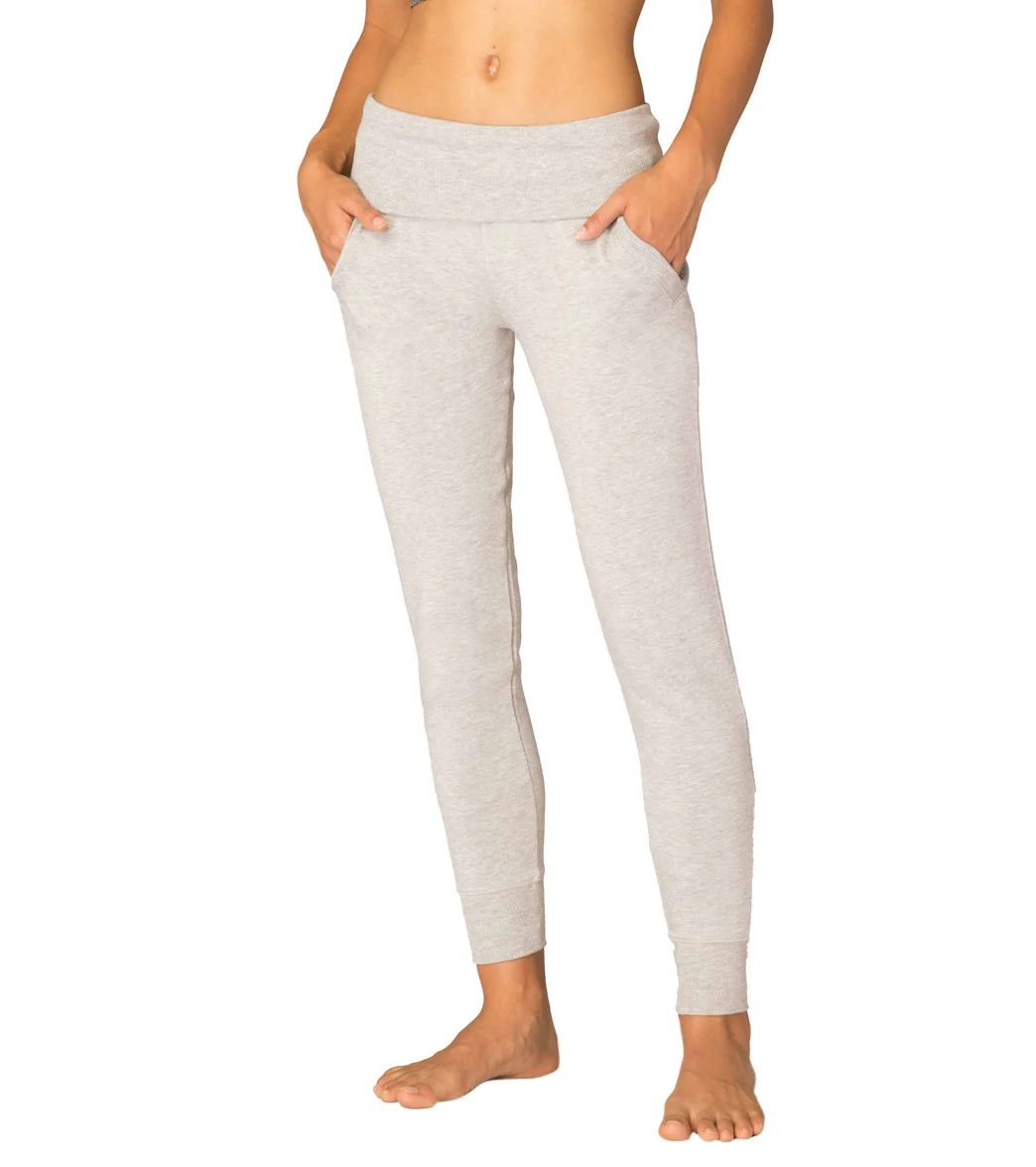 Beyond Yoga Cozy Fleece Foldover Long Sweatpant Joggers