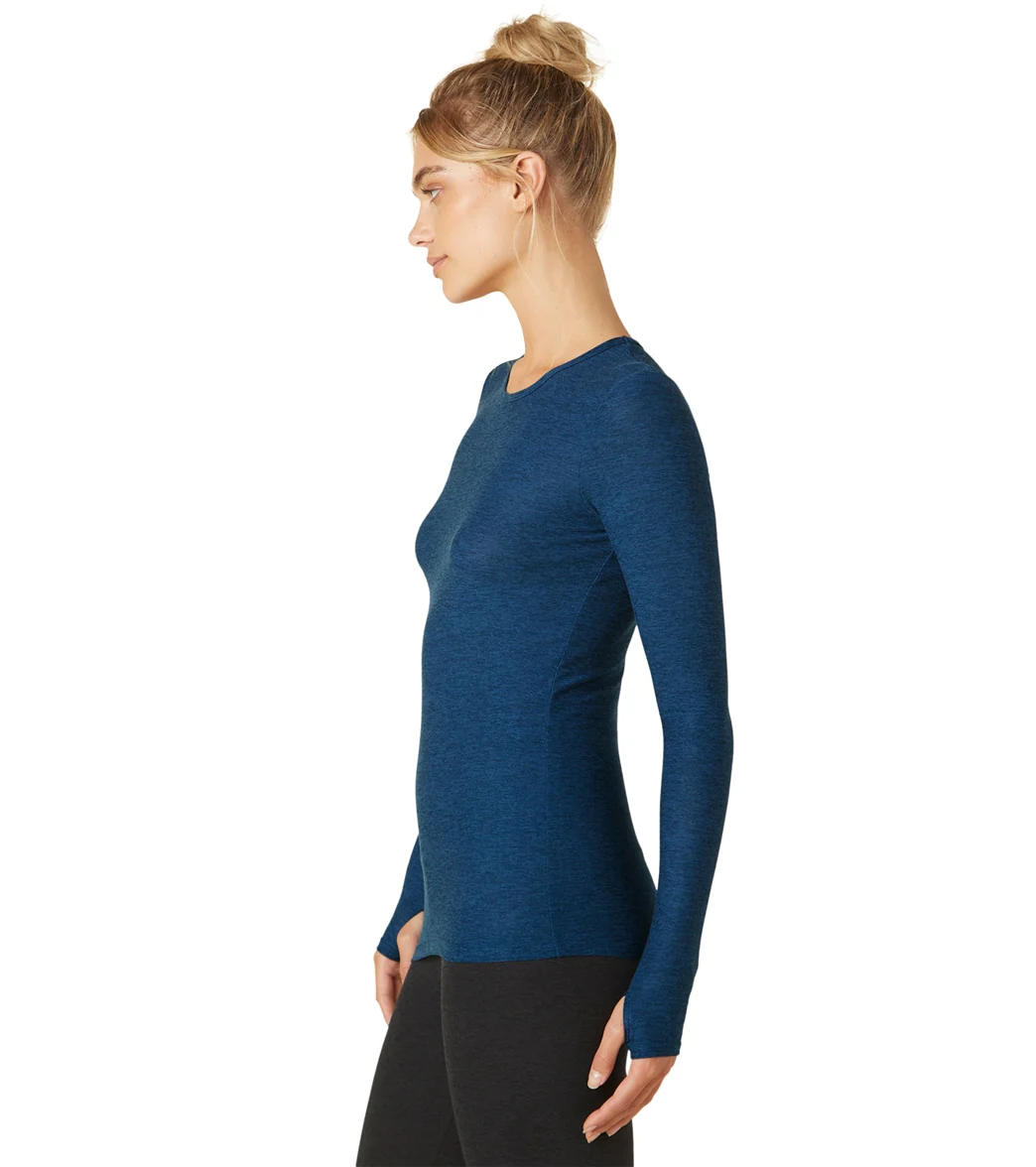 Beyond Yoga Featherweight Spacedye Classic Crew Pullover