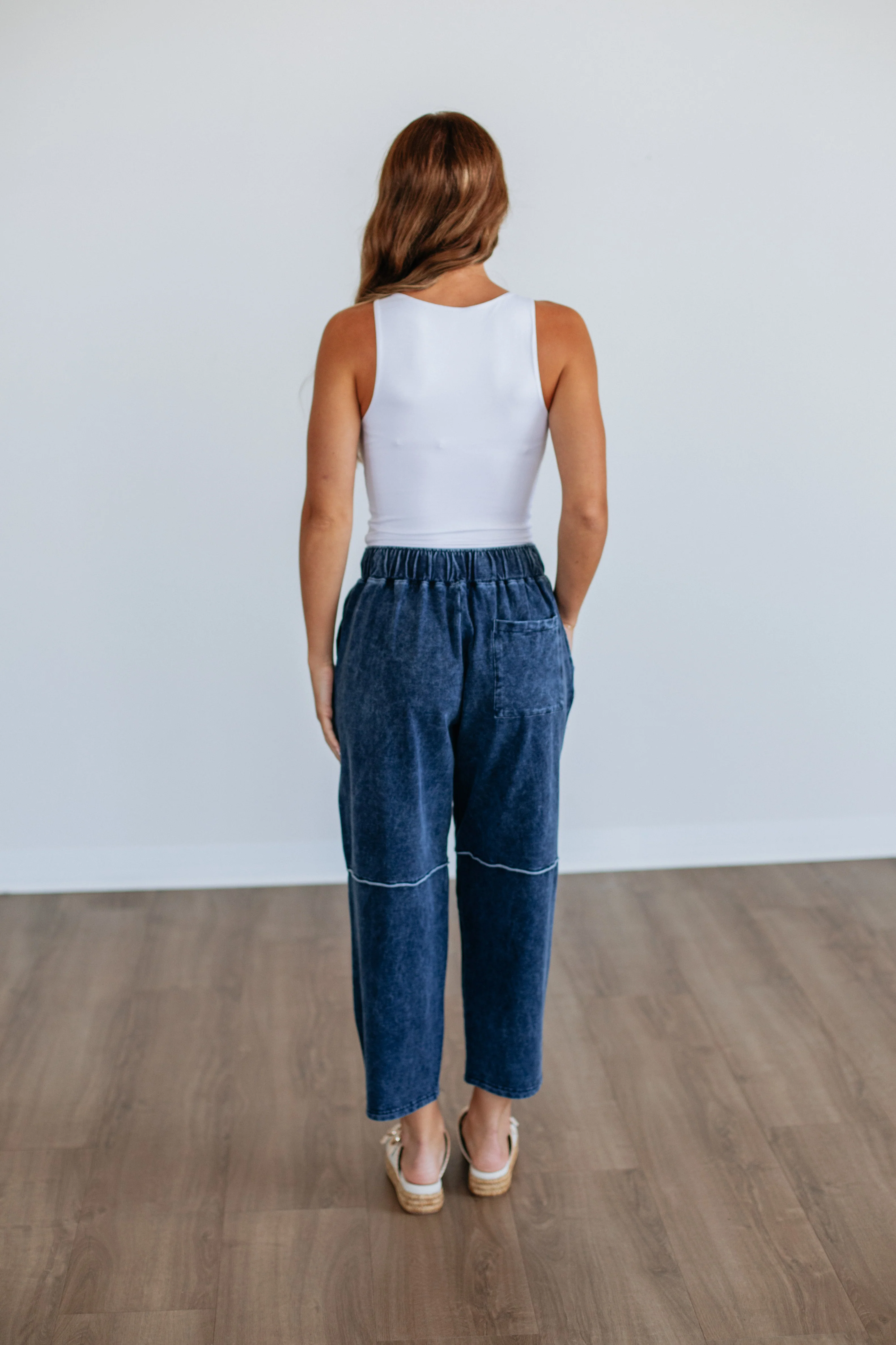 Making Things Right Pants -  Navy