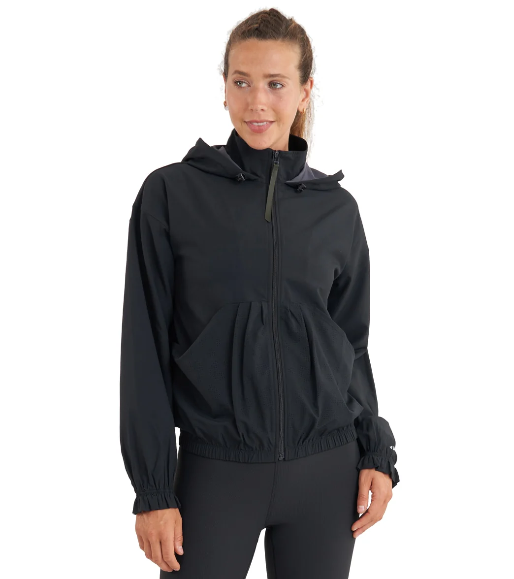 Thrive Societe Perforated Windbreaker