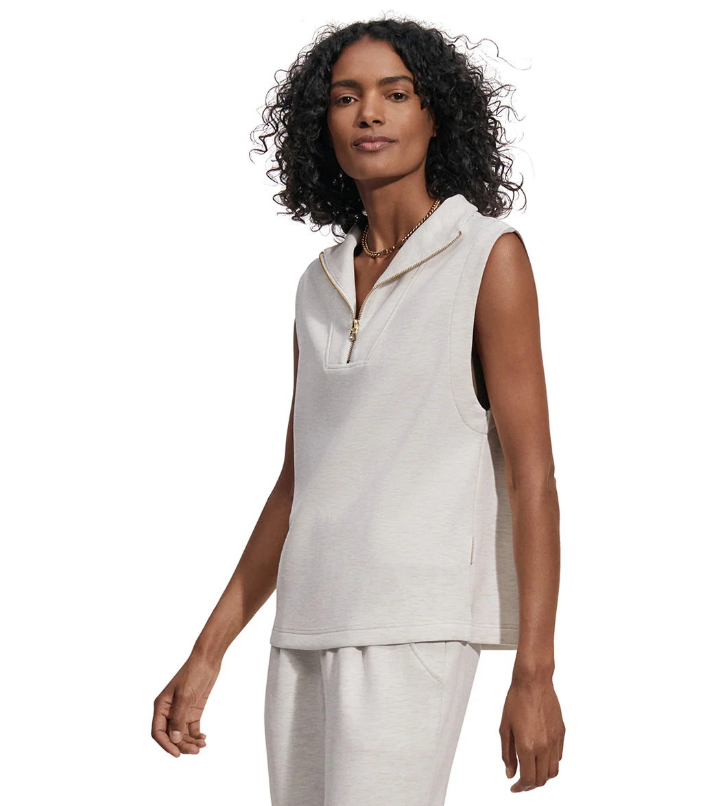 Varley Magnolia Half Zip Tank