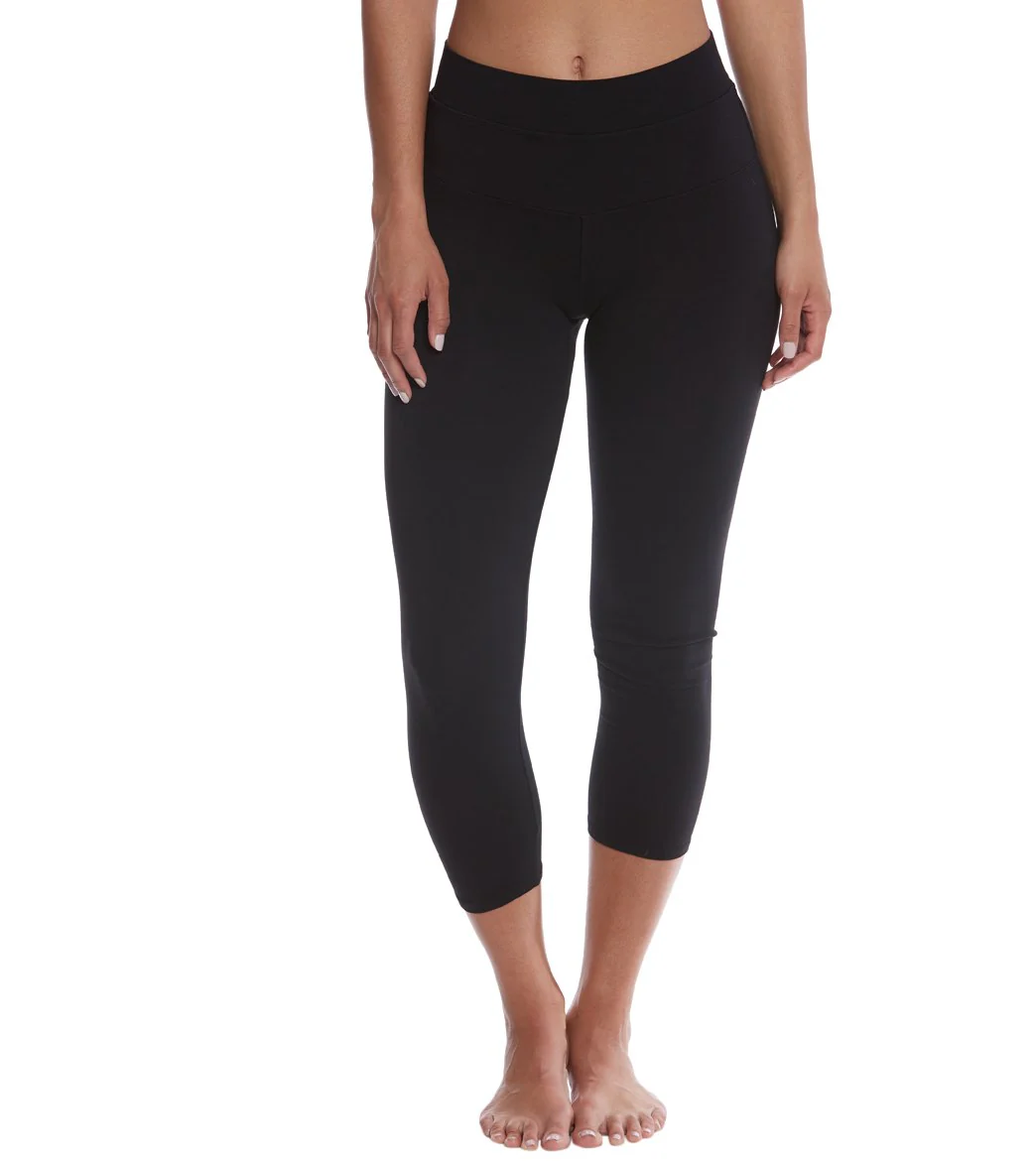 Hard Tail High Rise Cotton Yoga Capris