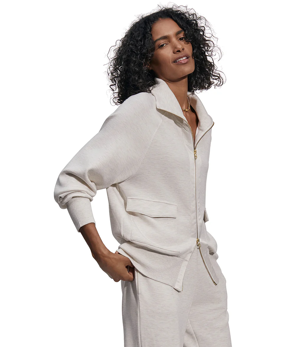 Varley Roxbury Zip Through Sweater