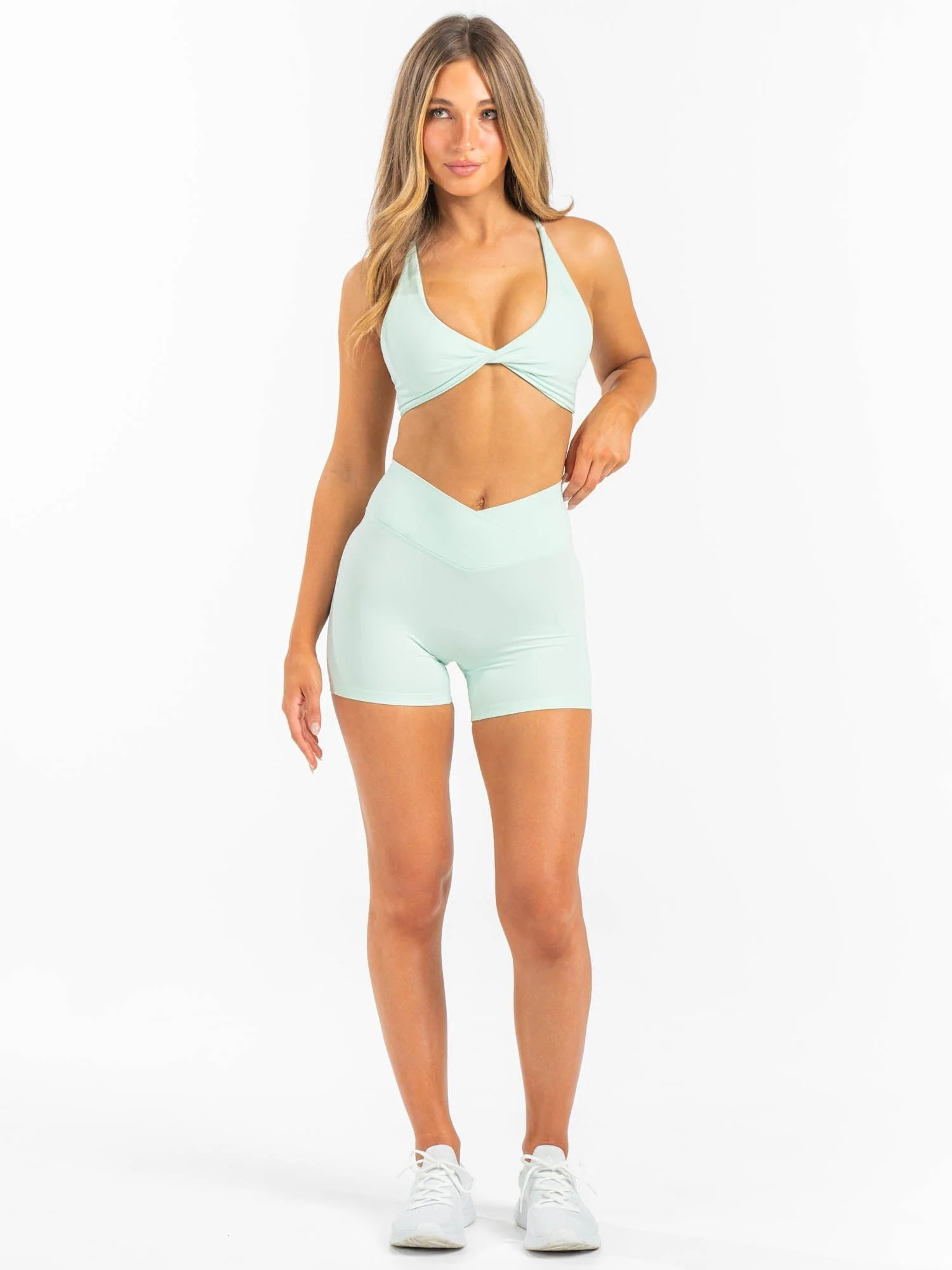 NKD Twist Sports Bra - Cool Mint