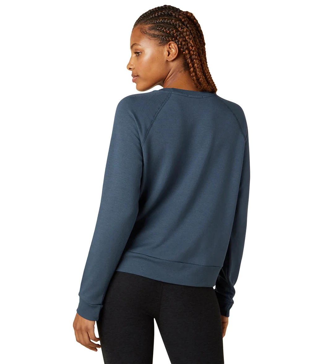 Beyond Yoga Favorite Raglan Crew After Yoga Pullover