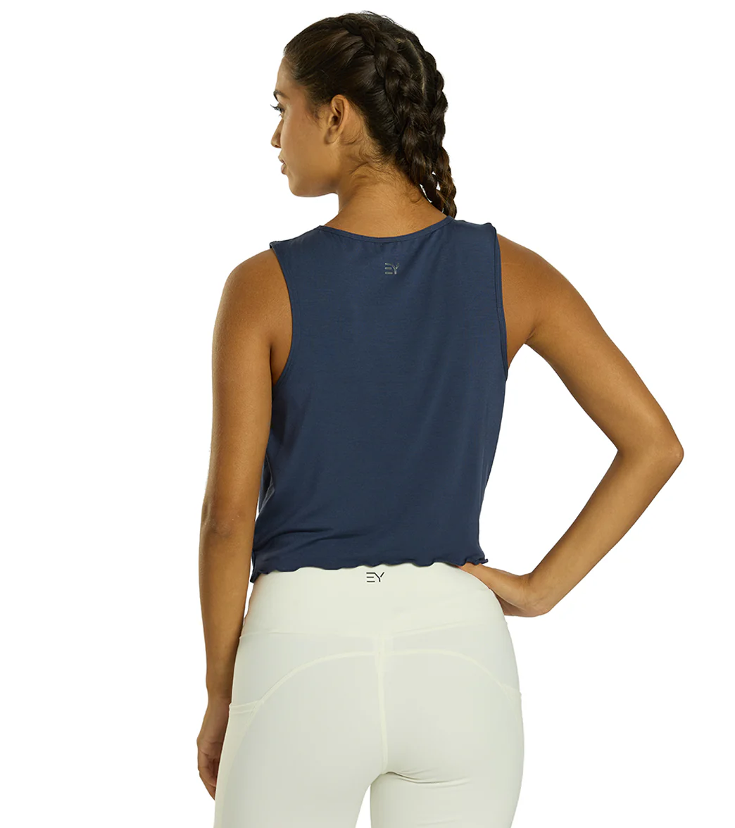 Everyday Yoga Twisted Layering Crop Tank