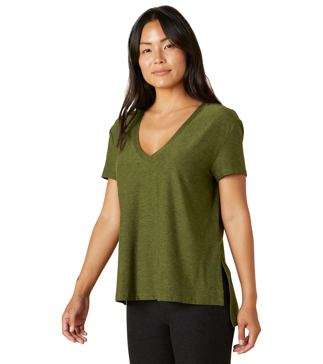 Beyond Yoga Split Up Long Tee