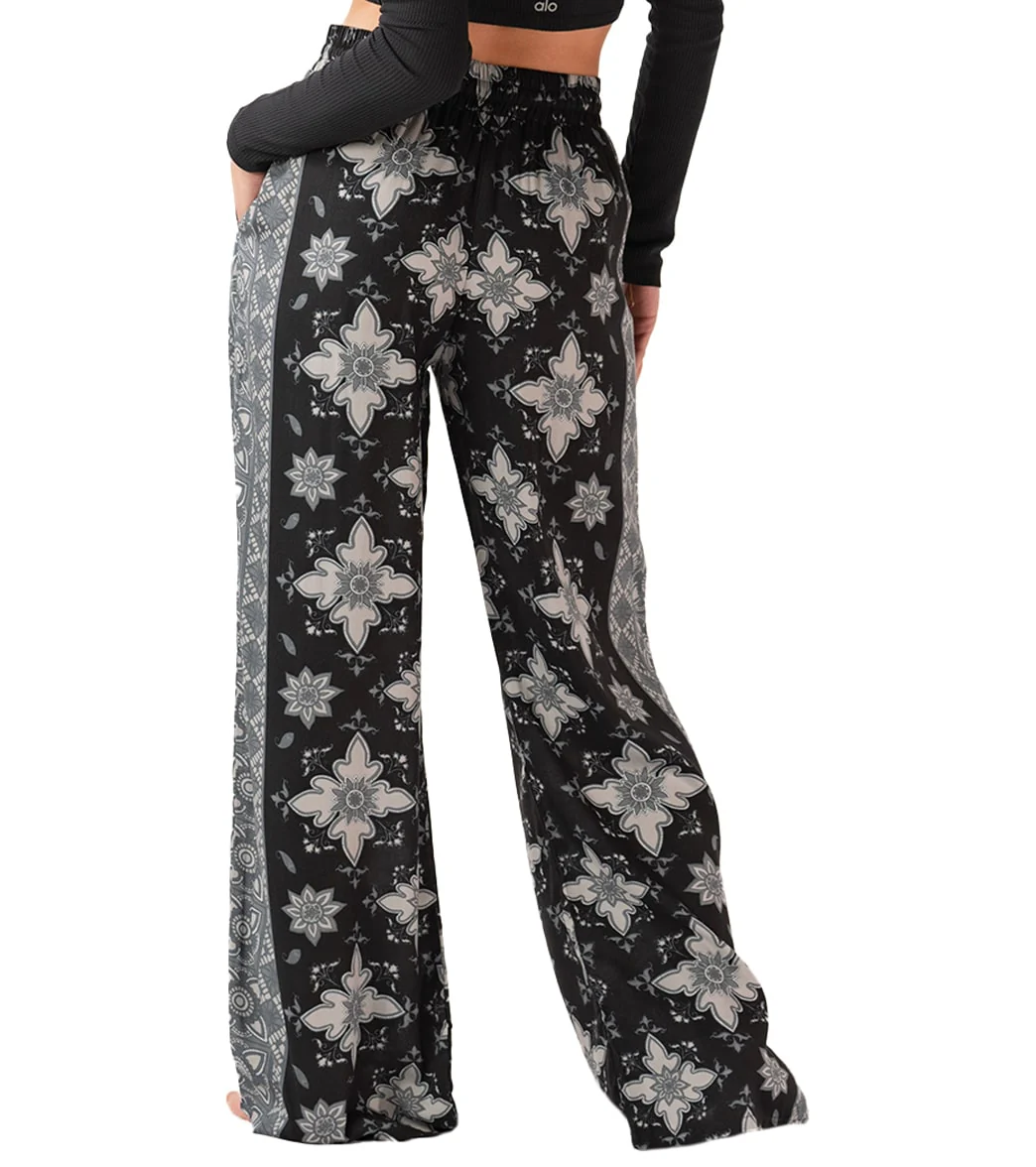 Lotus and Luna Wide Leg Drawstring Pants
