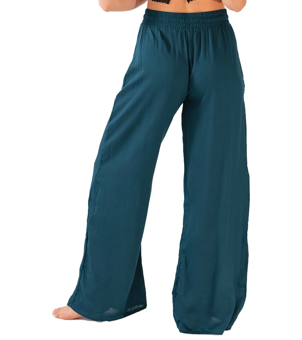 Lotus and Luna Wide Leg Drawstring Pants