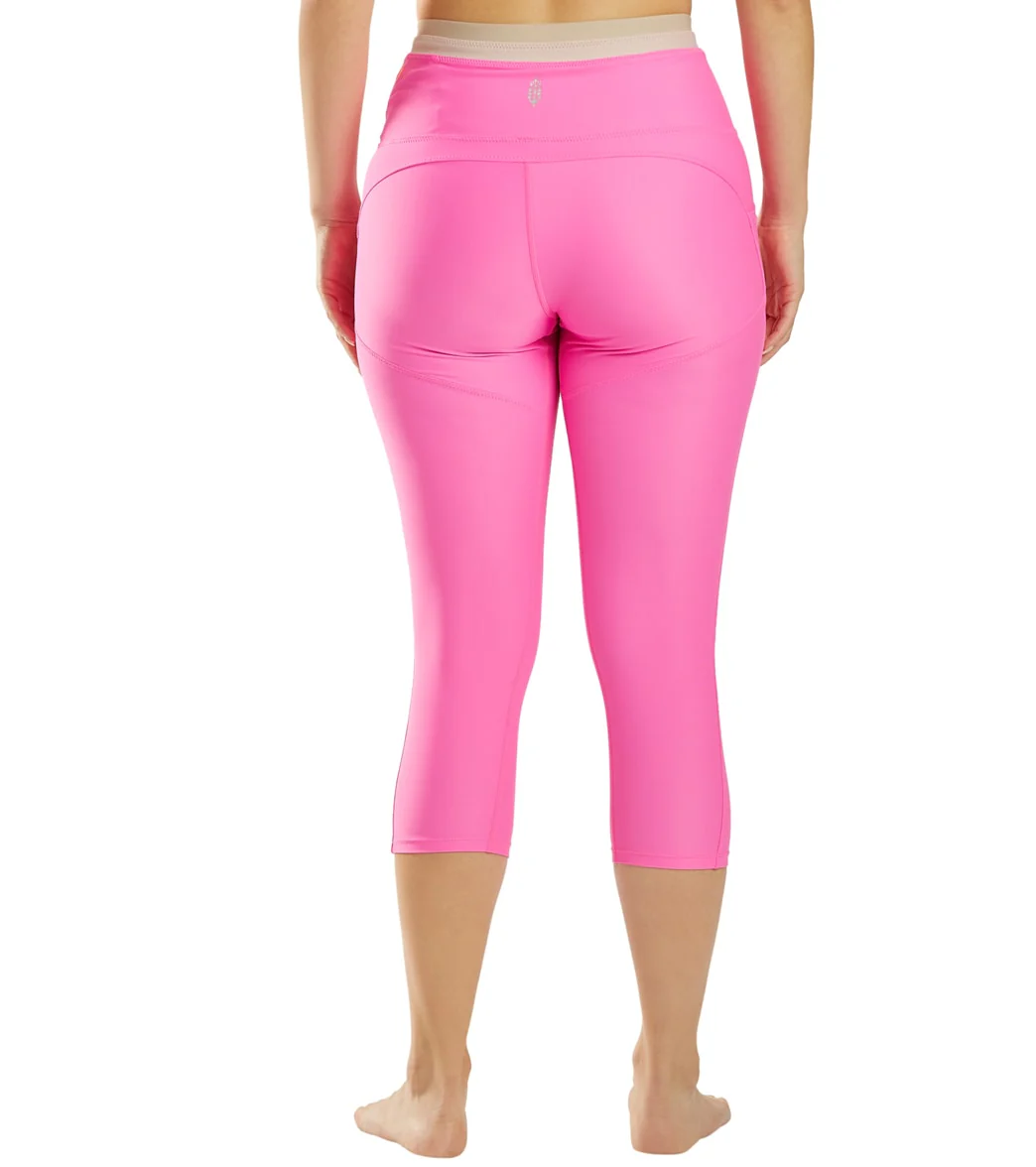 Free People White Water Yoga Leggings