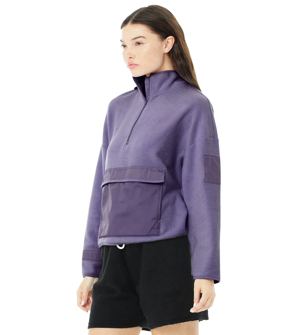 Bella + Canvas Sueded 1/2 Zip Pullover