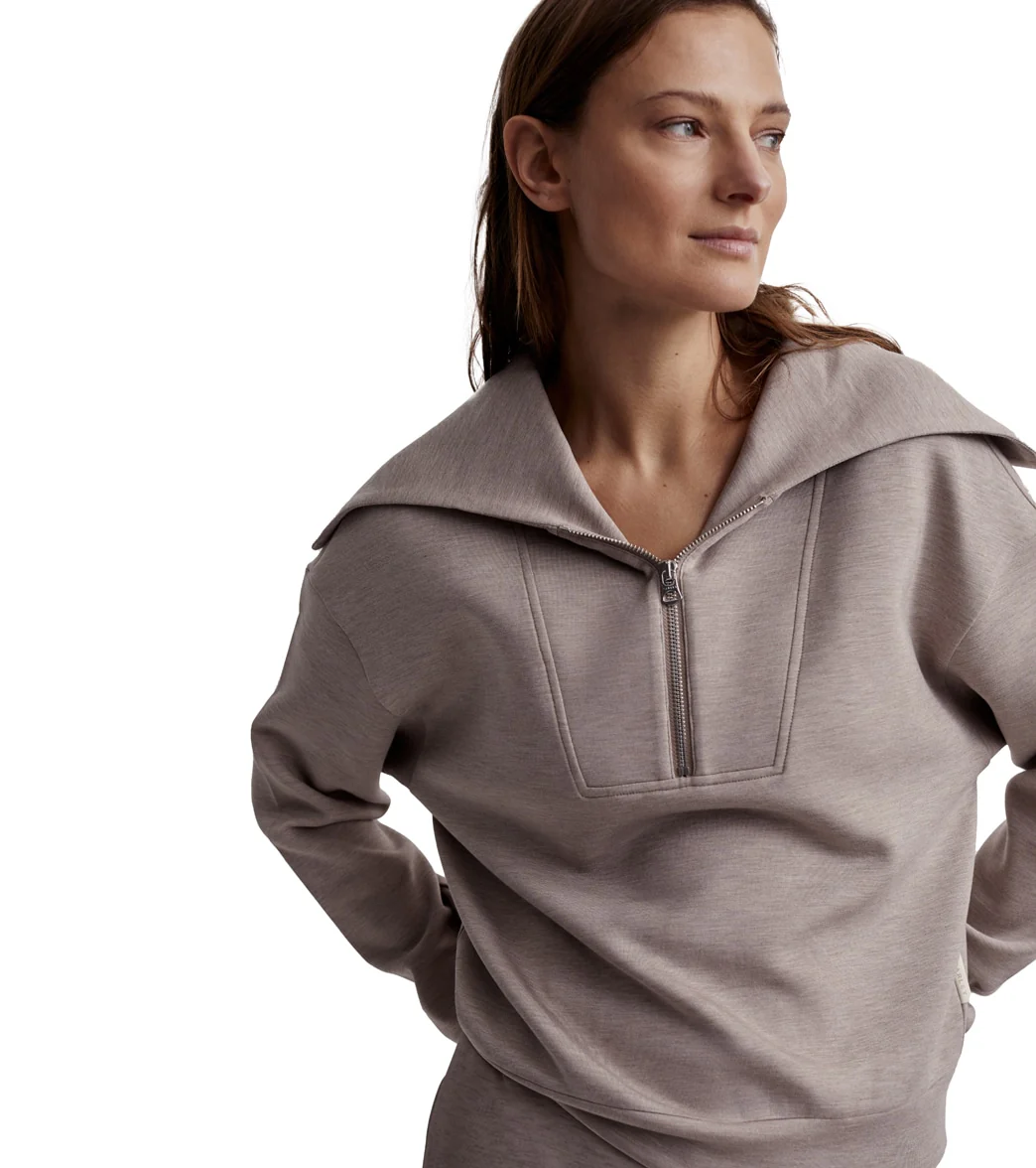 Varley Yates Half Zip Sweat