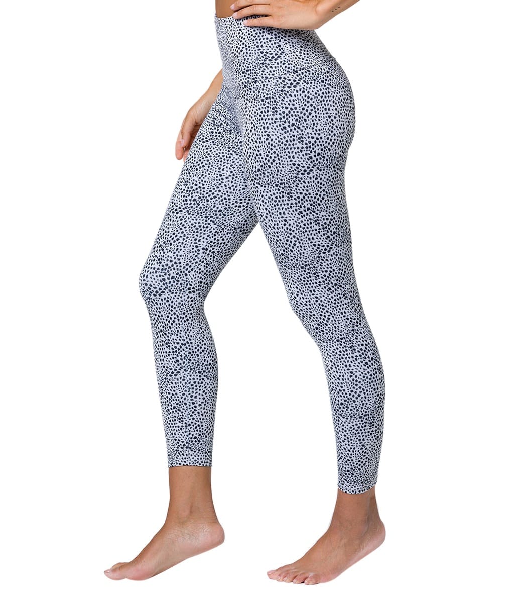 Onzie High Waisted Basic 7/8 Yoga Leggings Jet