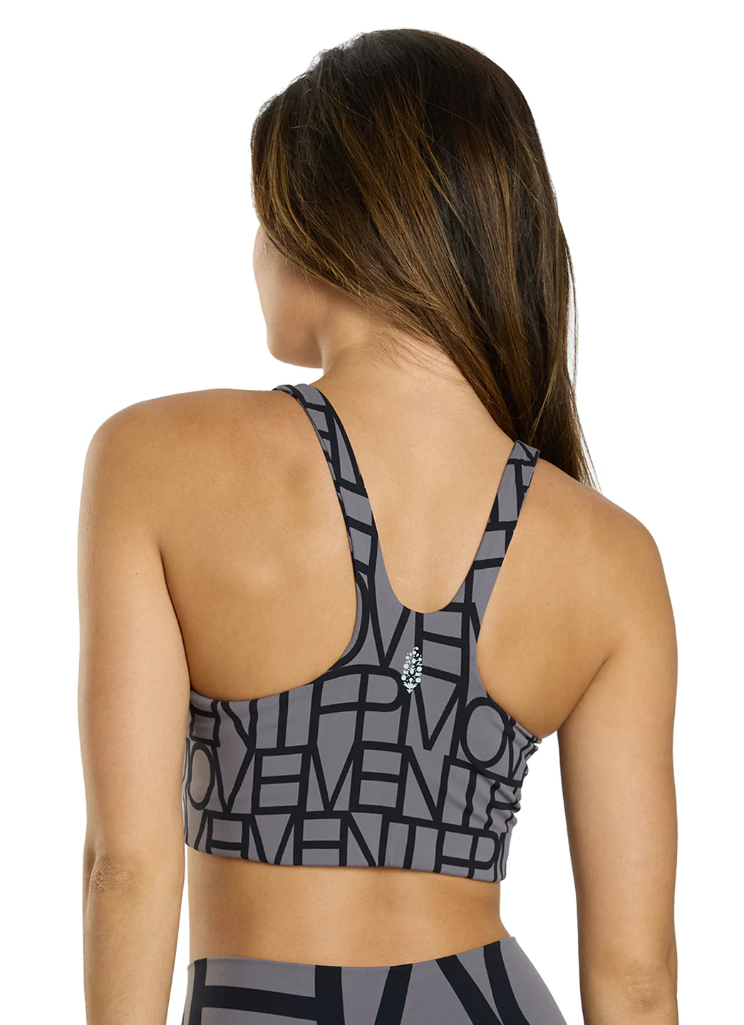 FP Movement Never Better Logo Square Neck Sports Bra