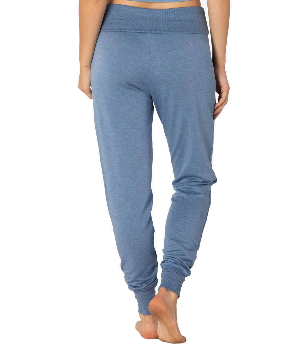 Beyond Yoga Cozy Fleece Foldover Long Sweatpant Joggers