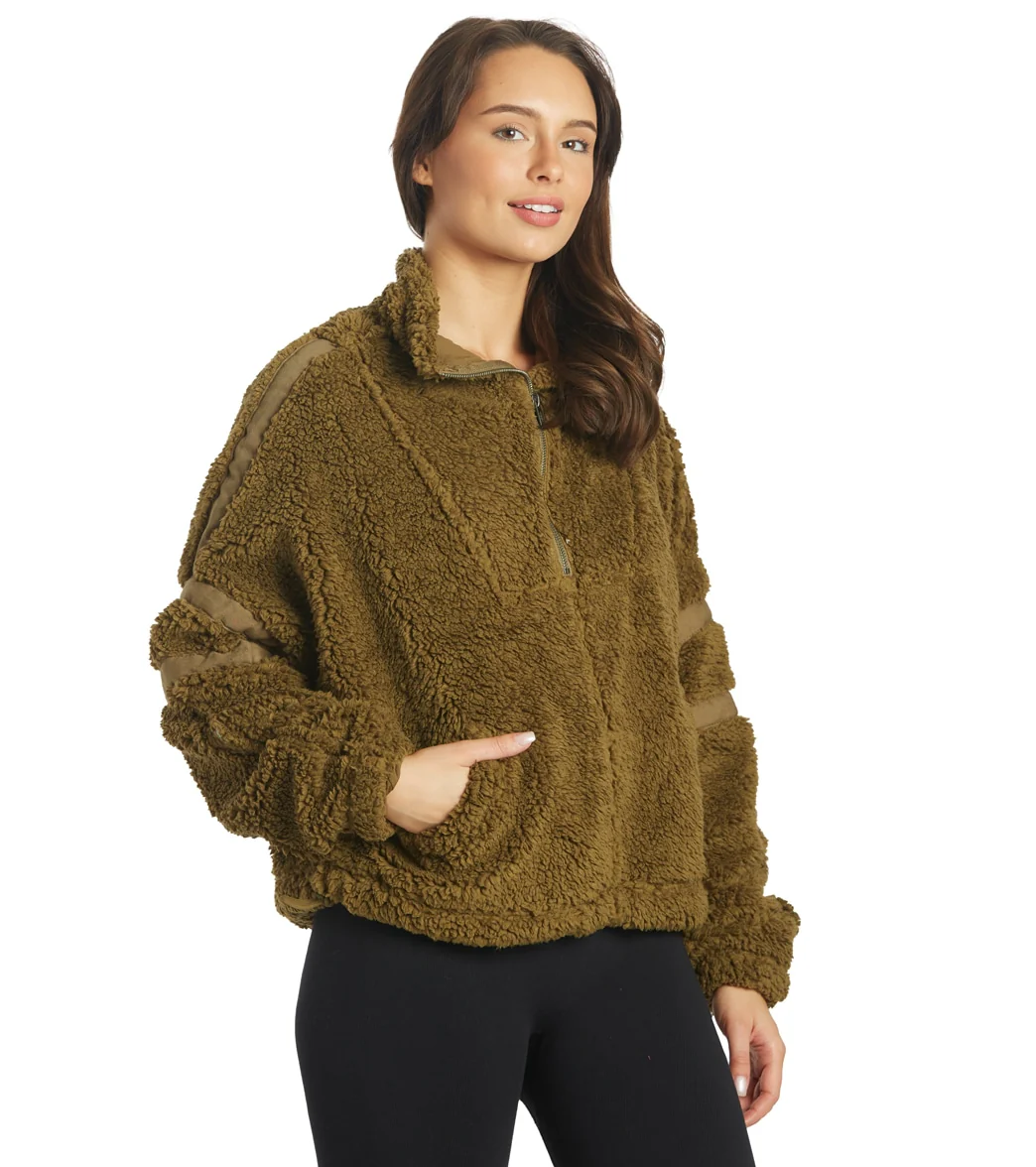 Free People Nantucket Fleece Pullover