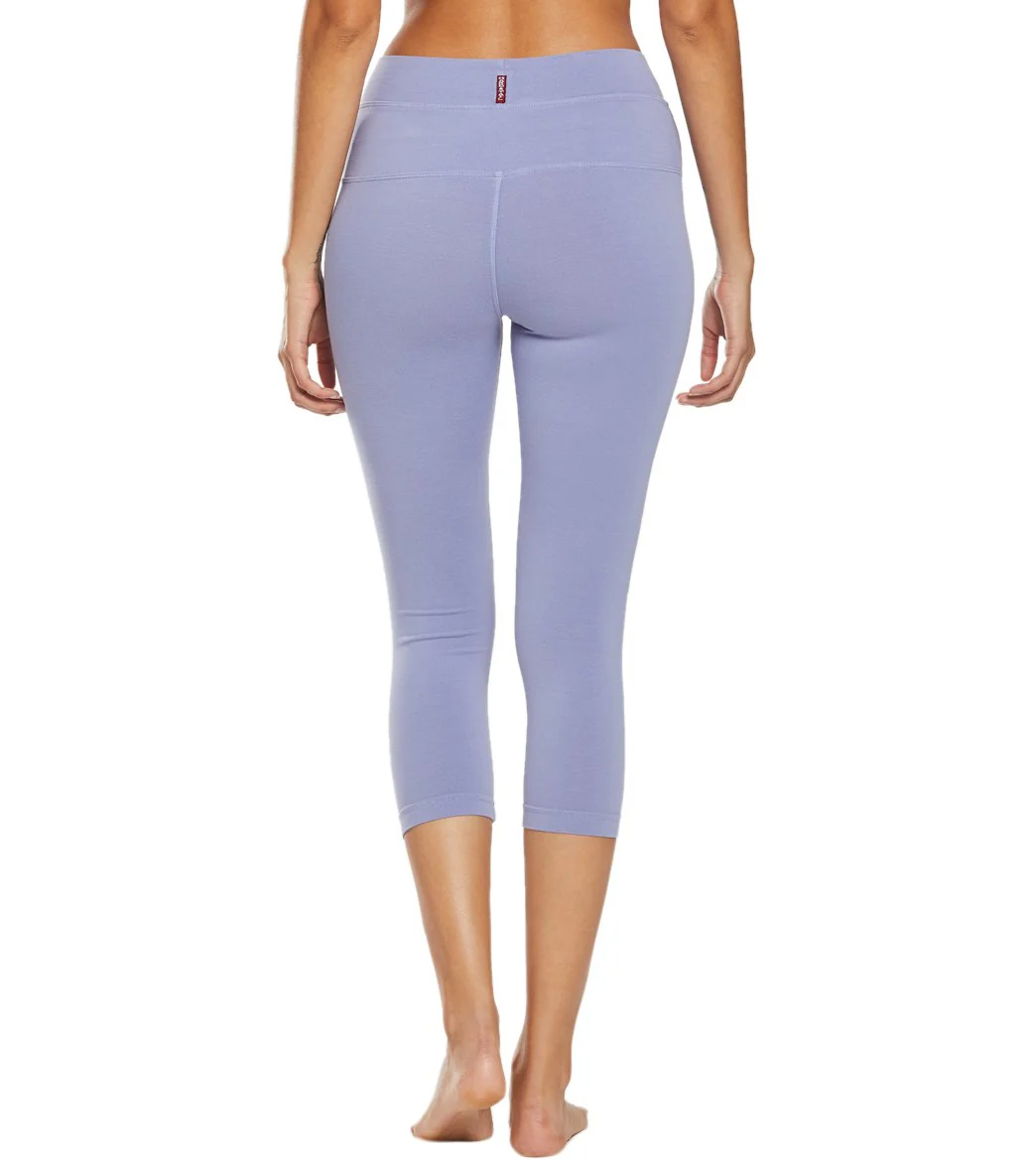 Hard Tail High Rise Cotton Yoga Capris