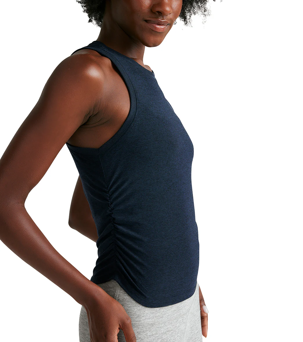 Beyond Yoga Featherweight Your Fit Shirred Tank