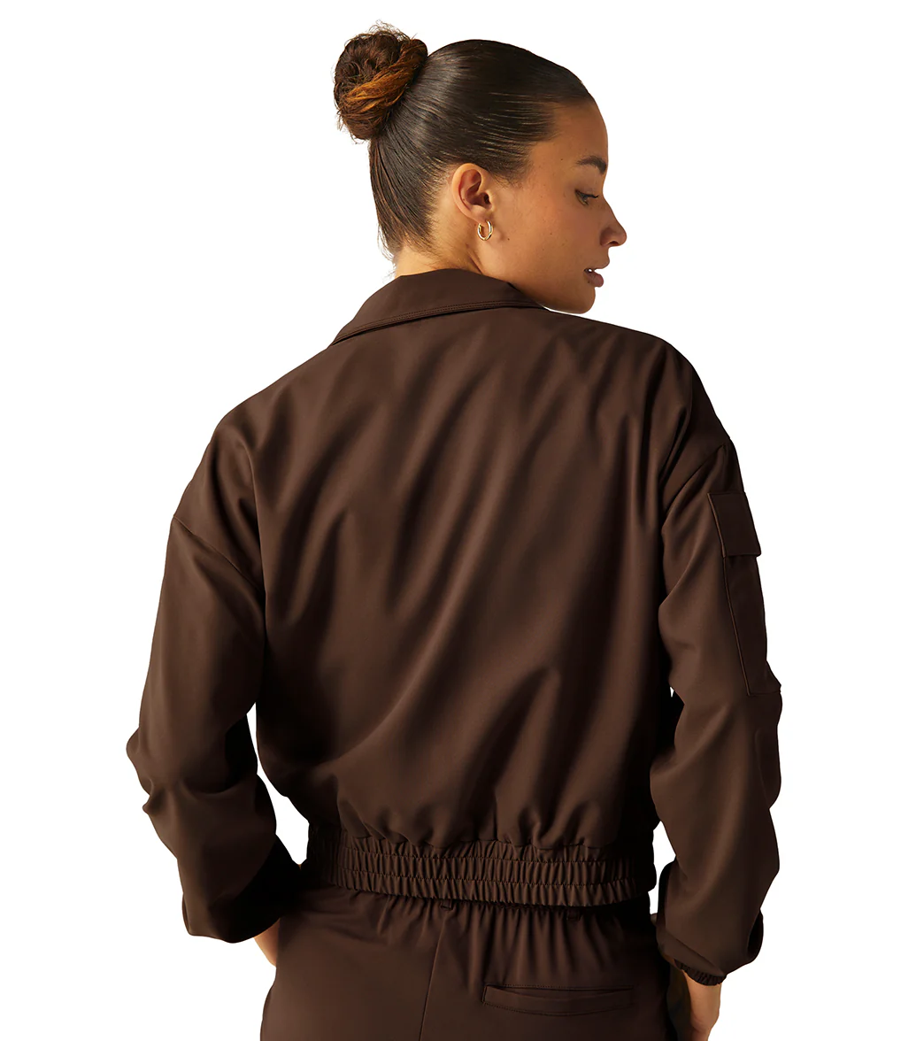 Beyond Yoga Status Pocket Sleeve Cropped Jacket
