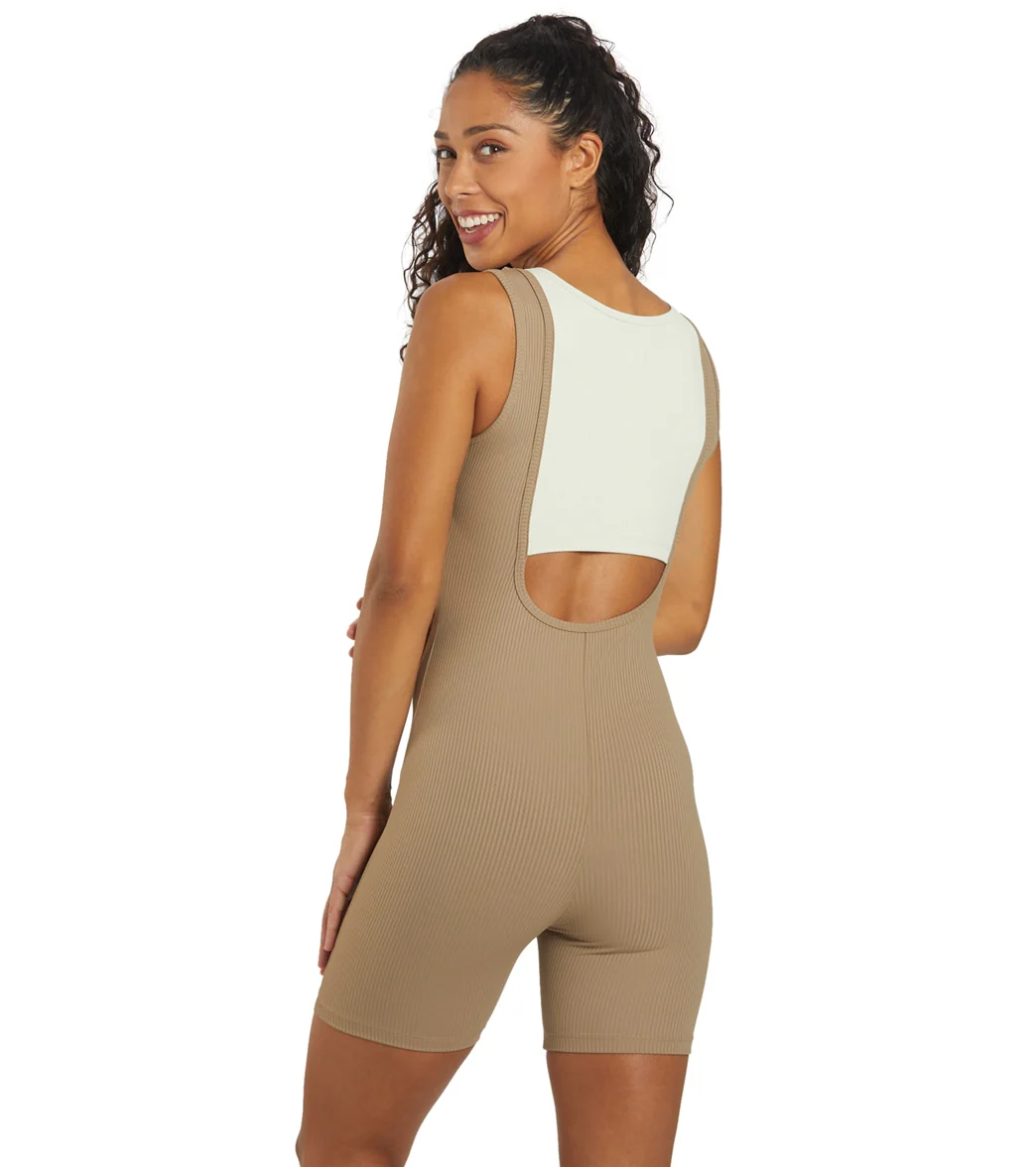 Year of Ours Ribbed Biker Onesie