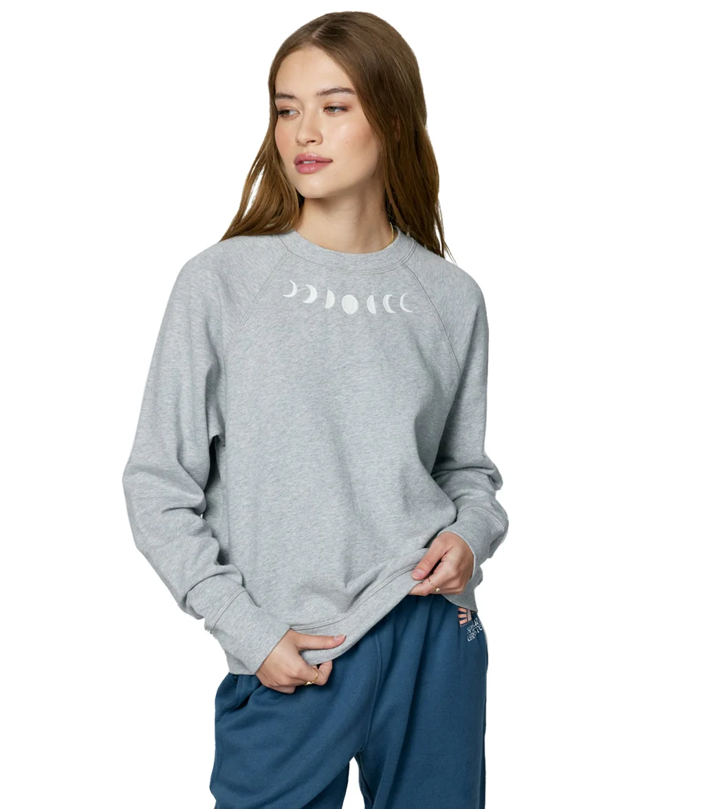 Spiritual Gangster Moon Phase Bridget Raglan Pullover
