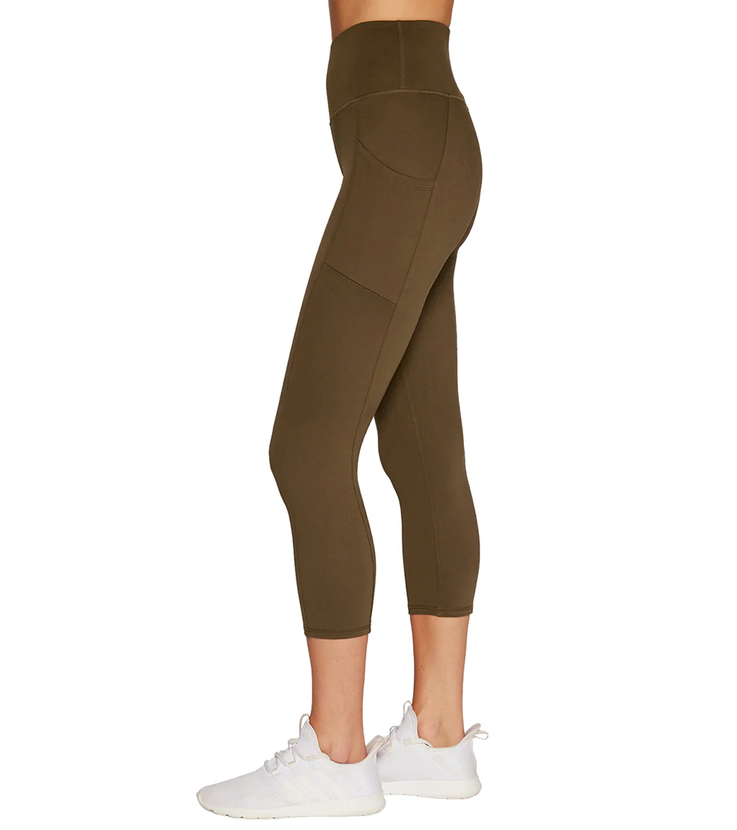 Marika Drew High Waisted Tummy Control Yoga Capris