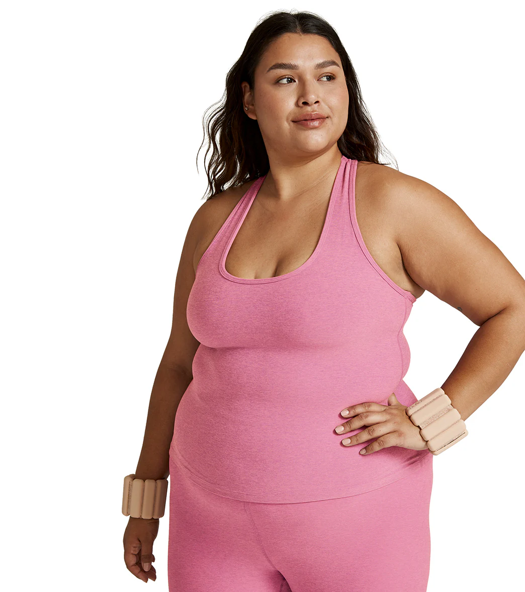 Beyond Yoga Plus Size Spacedye Step Up Racerback Tank