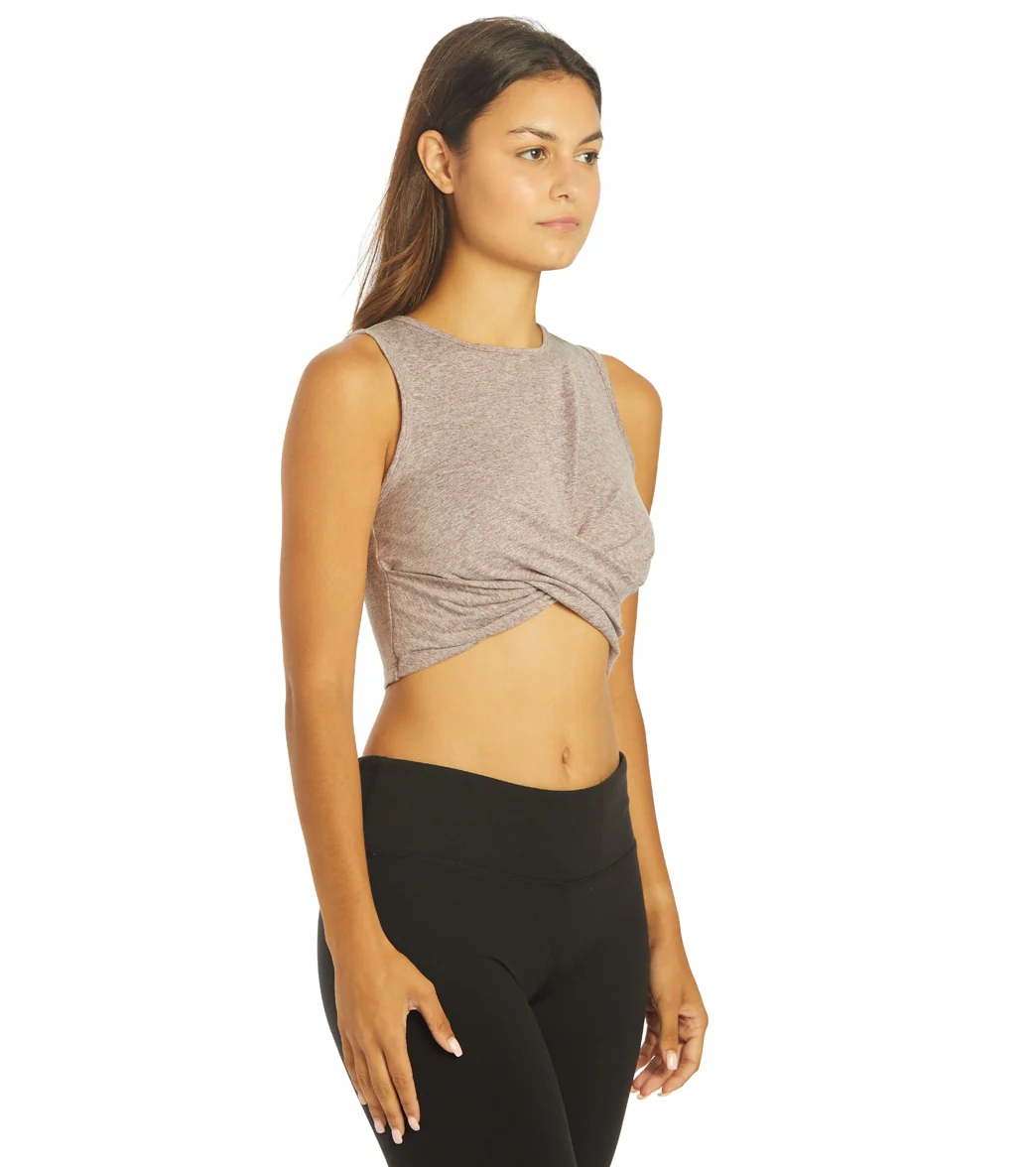 Zobha Melange Twist Crop