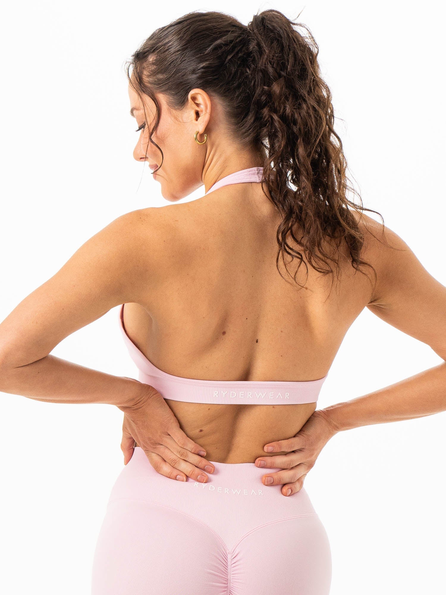 Sculpt Seamless Halter Bra - Blossom