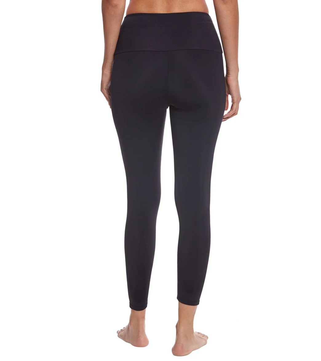 Onzie High Waisted Basic 7/8 Yoga Leggings Black