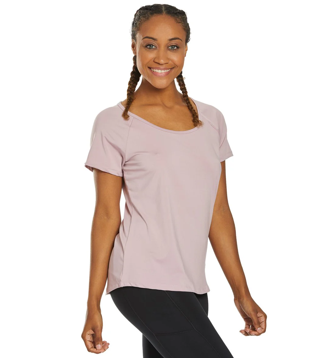 Marika Huntington Short Sleeve Yoga Tee