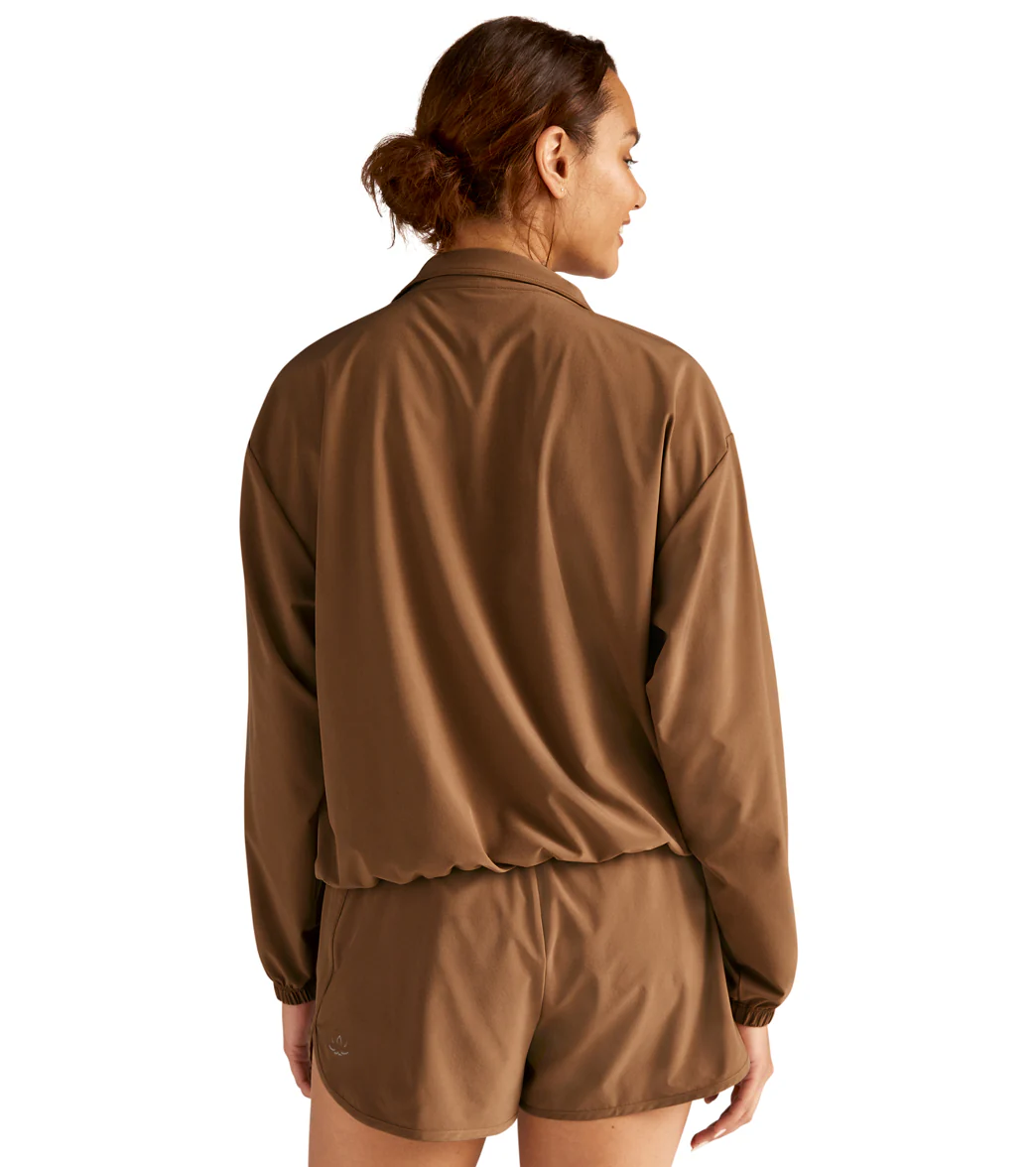 Beyond Yoga In Stride Half Zip Pullover