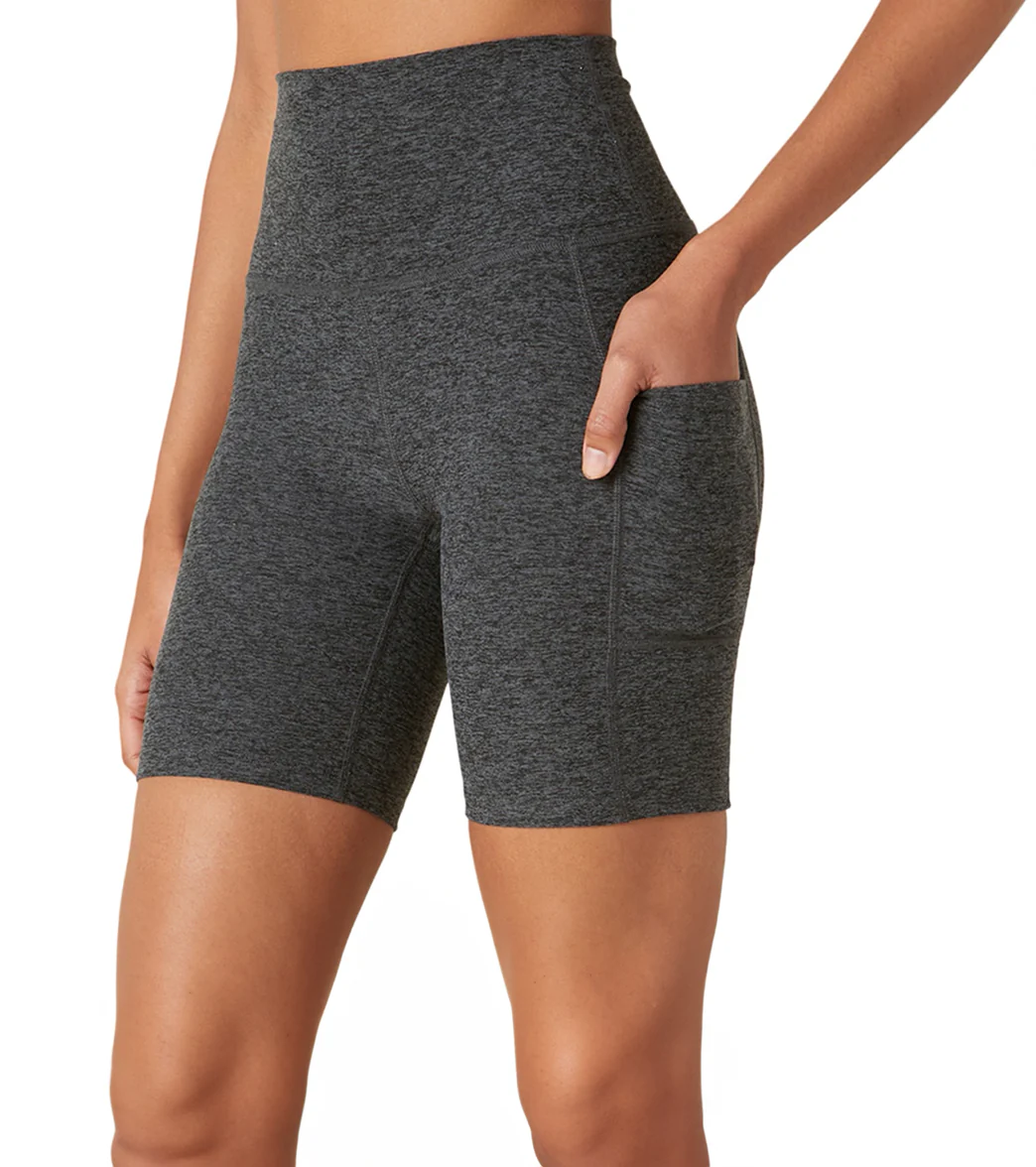 Beyond Yoga Spacedye Team Pockets High Waisted Biker Shorts