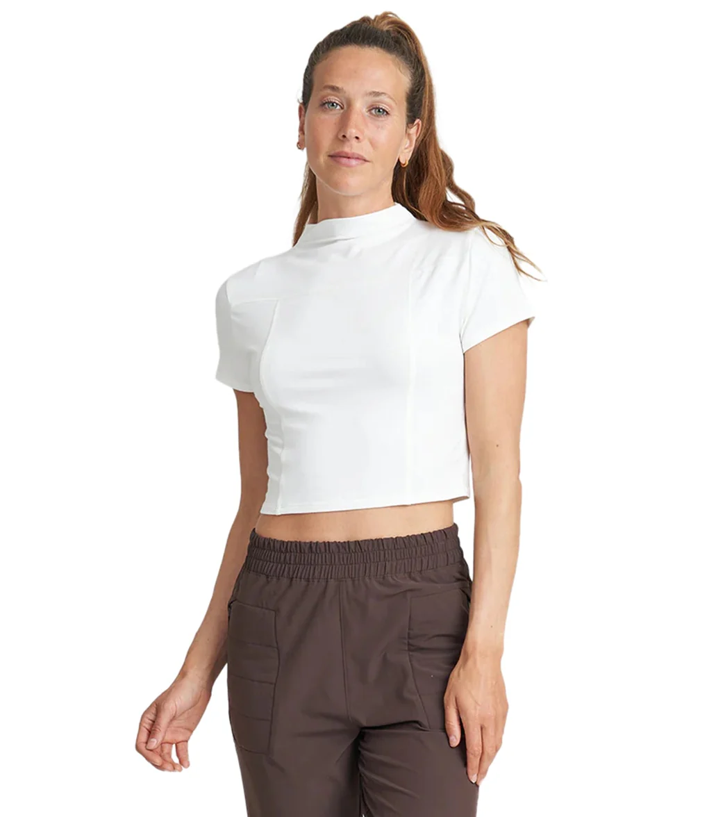 Thrive Societe Mock Neck Tee