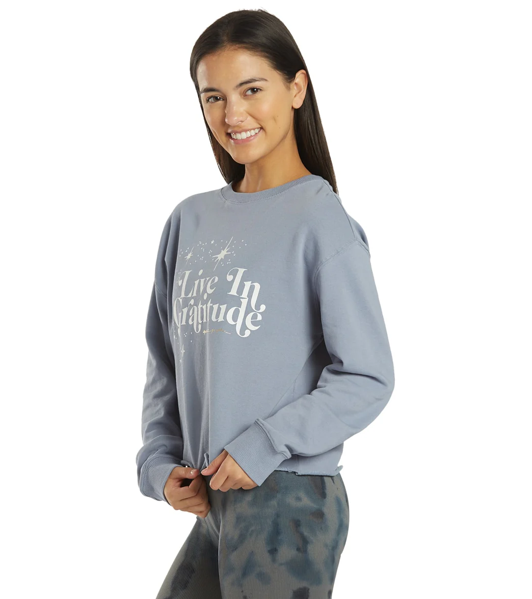 Spiritual Gangster Gratitude Mazzy Pullover Sweatert