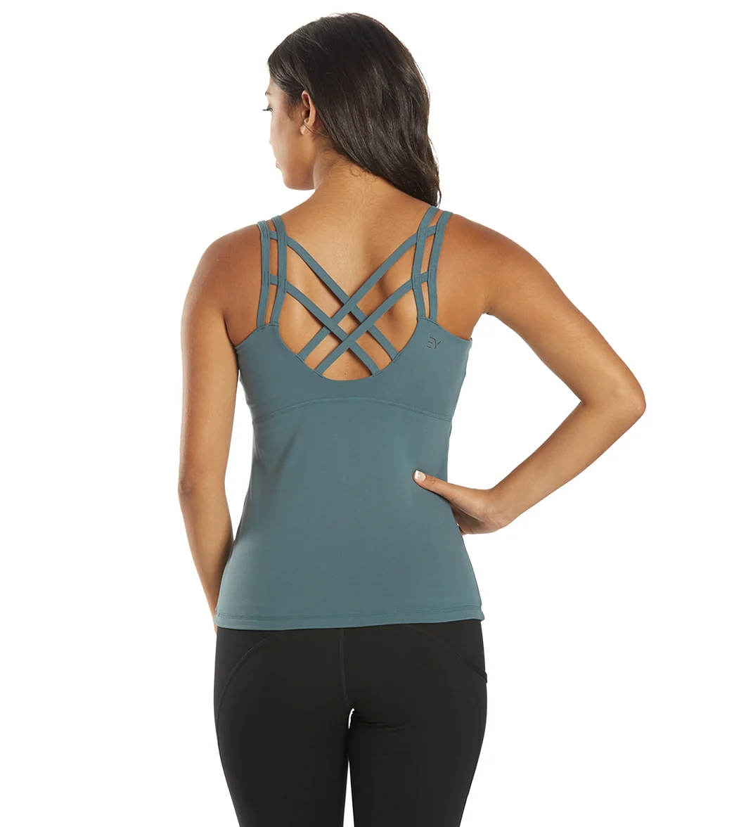 Everyday Yoga Radiant Solid Strappy Back Support Tank