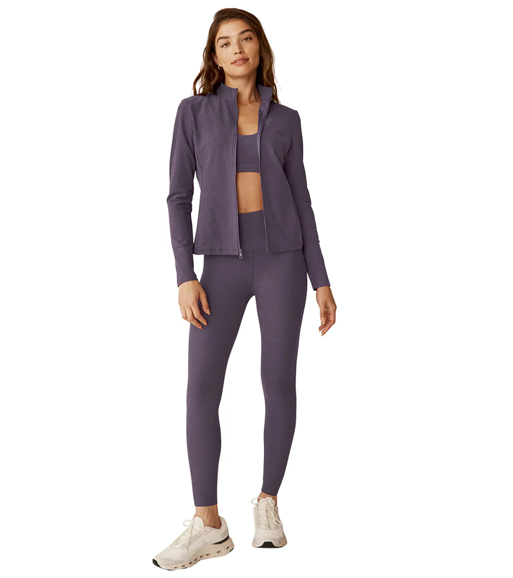 Beyond Yoga Spacedye On The Go Mock Neck Jacket