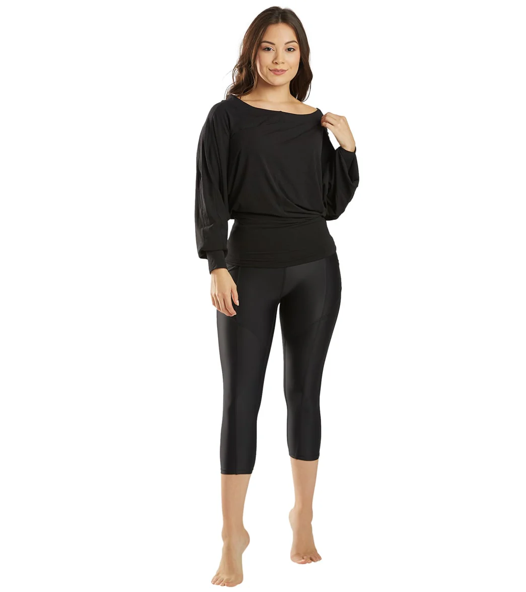 Free People White Water Yoga Leggings