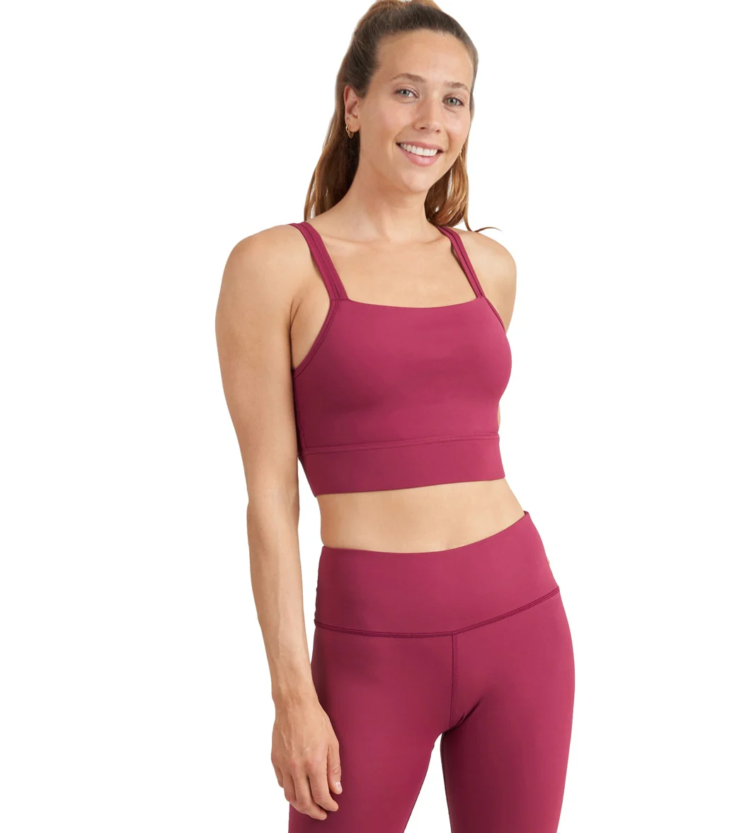 Thrive Societe Strappy Square Neck Bra