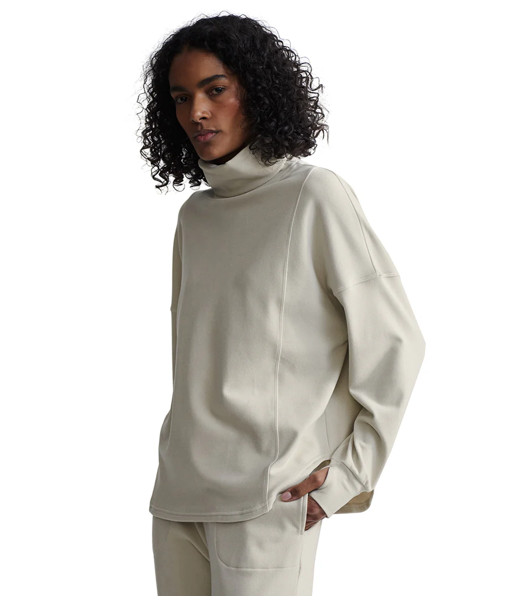 Varley Rainer Roll Neck Brushed Rib Jumper