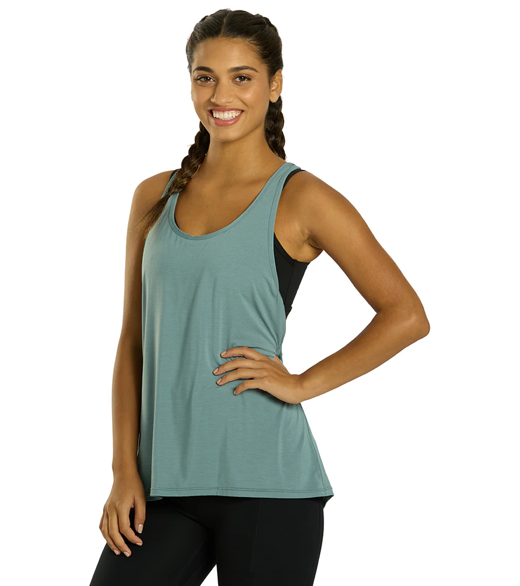 Everyday Yoga Motion Solid Racer Back Layering Tank