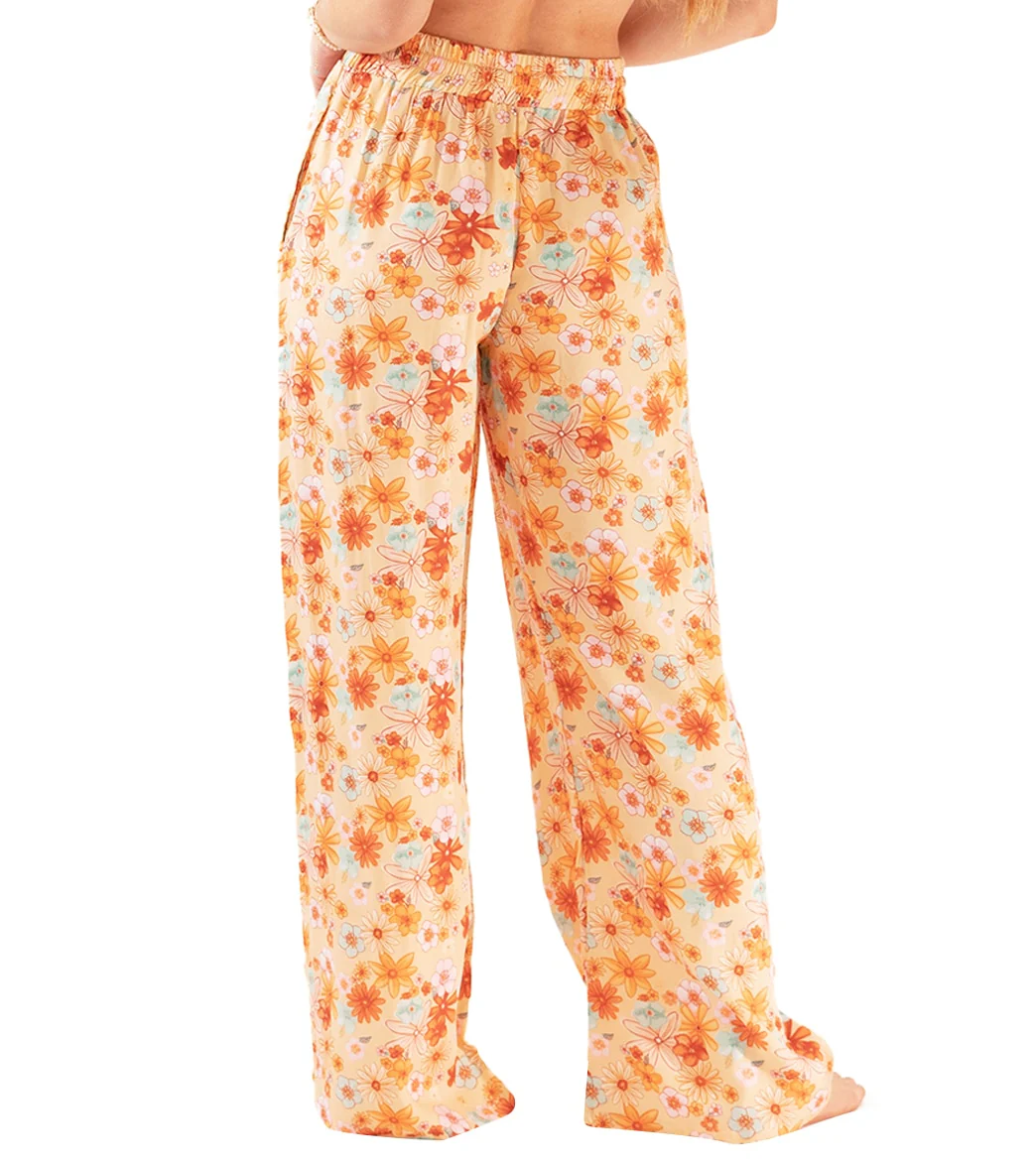 Lotus and Luna San Clemente Wide Leg Drawstring Pants