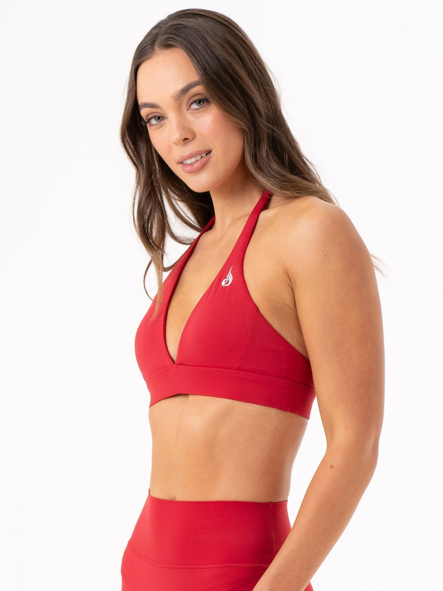 NKD Halter Bra - Cherry Red