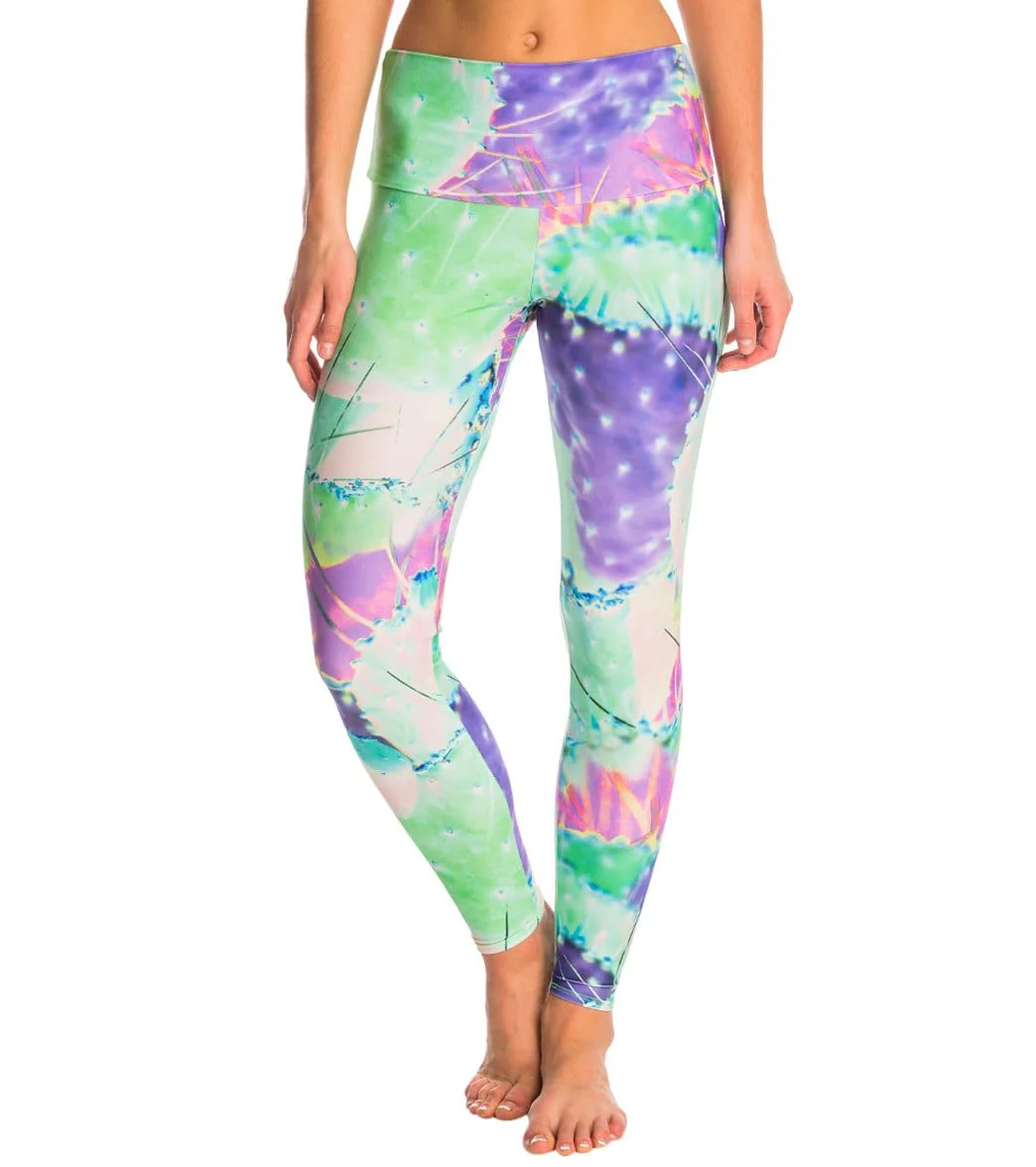 Onzie High Waisted Yoga Leggings Agave
