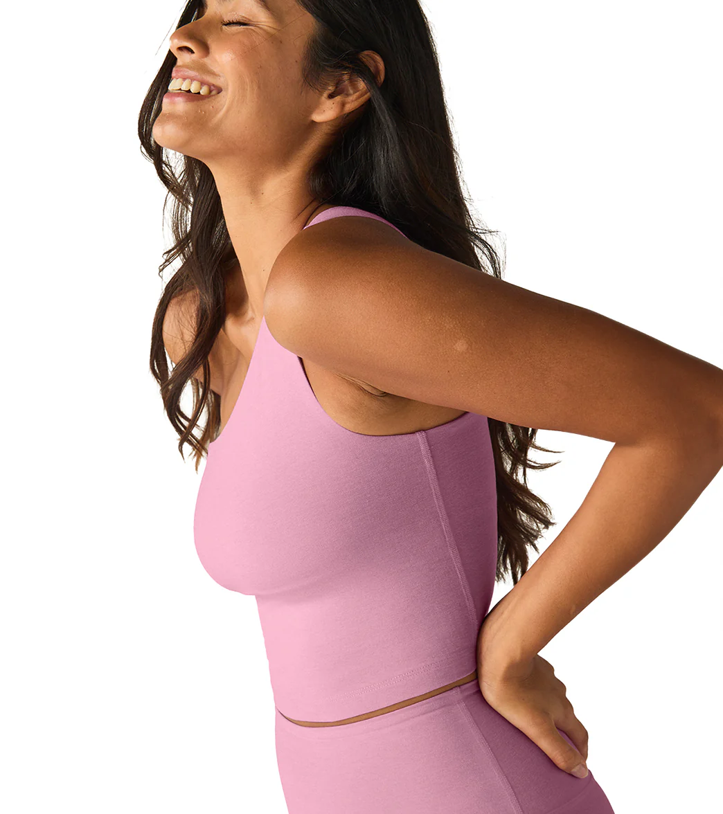 Beyond Yoga Spacedye The Bold Shoulder Cropped Tank