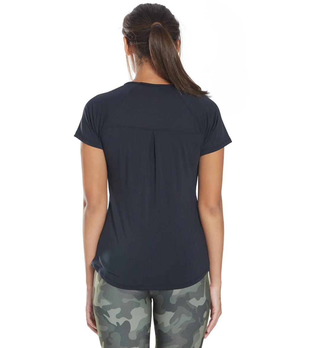 Marika Huntington Short Sleeve Yoga Tee