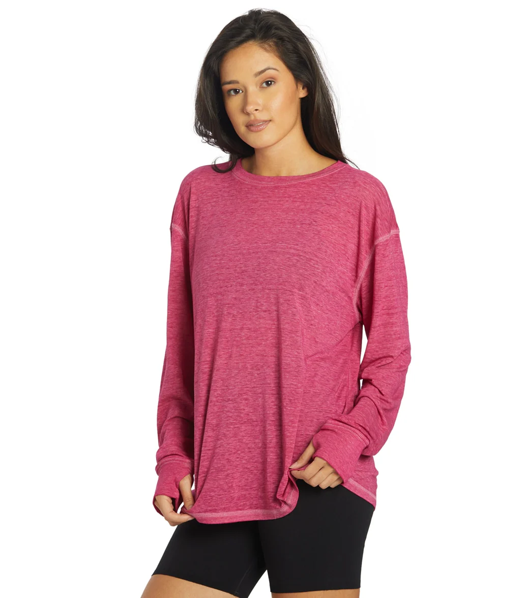 Free People Keep Rolling Long Sleeve Top