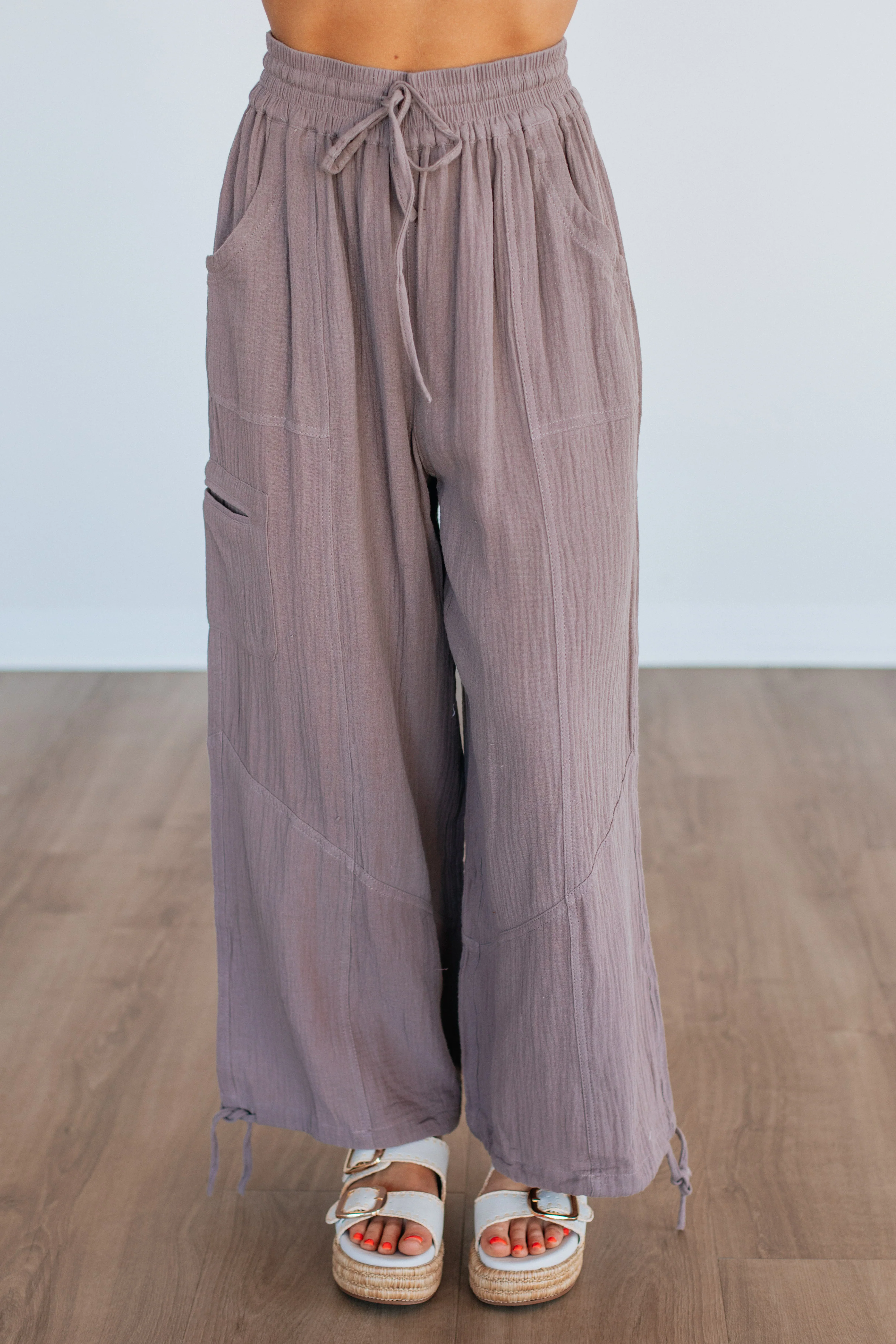 Unexpected Feelings Pants - Latte