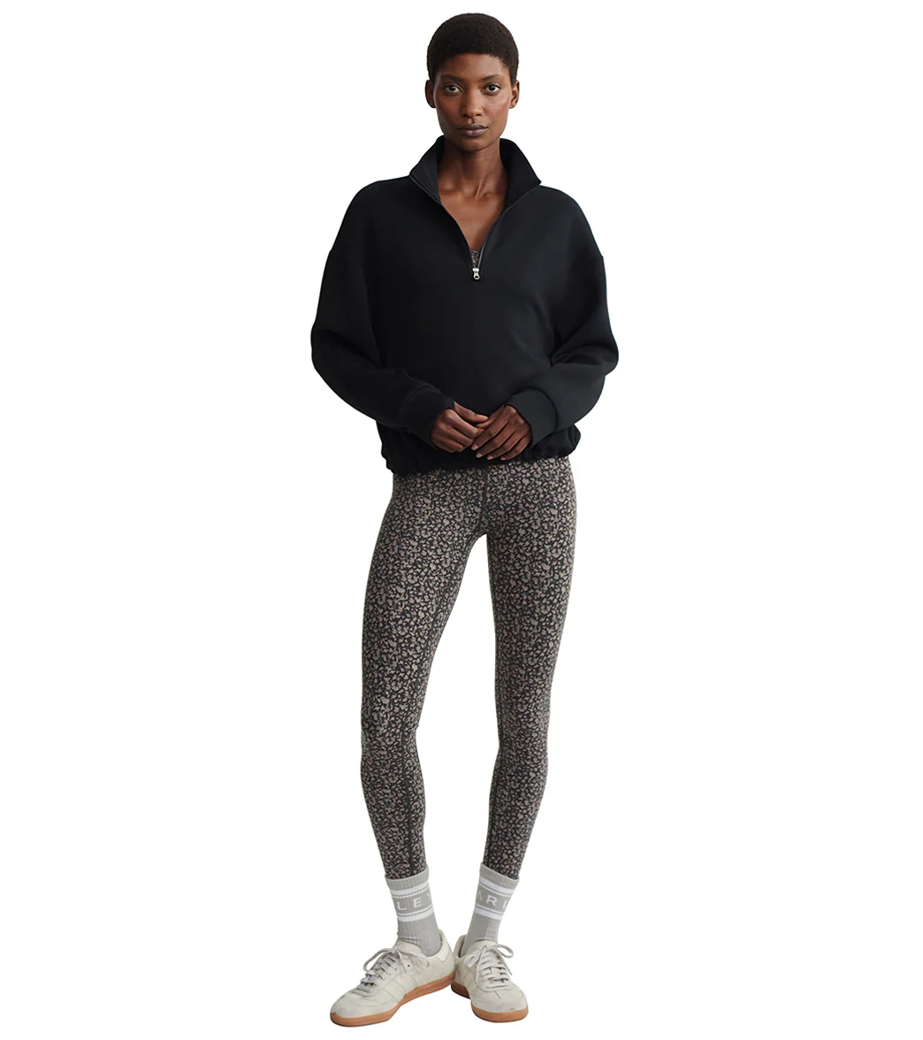 Varley Sian Cropped Half Zip Midlayer Pullover